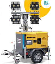 Load image into Gallery viewer, Atlas Copco Hydraulic Lifting Light Tower HiLight H5+ H4
