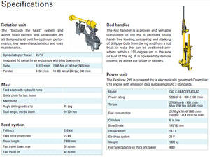 Atlas Copco Underground core drill rig Explorac235