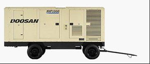 DOOSAN 1000 cfm portable diesel screw air compressor