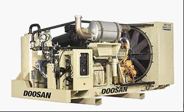 DOOSAN portable diesel screw air compressor--XXHP1270/XHP1500FCAT Dual Pressure - High Flow 500 and 350 PSI