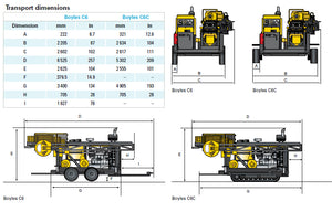 Atlas Copco Surface Boyles Core drill rig C6C/C6