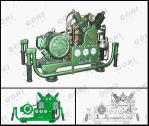 High pressure breathing air compressor