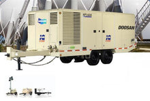 Load image into Gallery viewer, DOOSAN 1600cfm portable diesel engine screw air compressor
