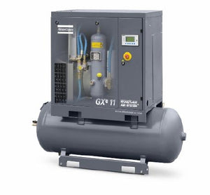 Atlas Copco GXe 7-22: Oil-injected rotary screw compressors, 7-22 kW / 10-30 hp