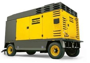 Atlas Copco Size 2: Wagon-mounted, oil-injected, rotary screw portable compressors, 7-25 bar (100-365 psig)