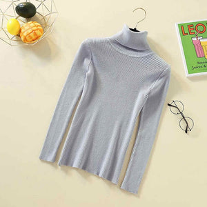 Pullovers Women Turtleneck Sweaters - Hyshina