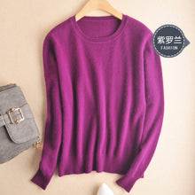Load image into Gallery viewer, Cashmere cotton Blended Knitted Women Sweaters - Hyshina
